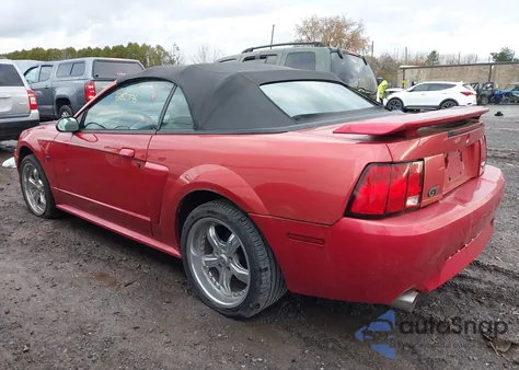 2002 Ford Mustang Gt z USA, uszkodzony, nr VIN 1FAFP45X72F236198